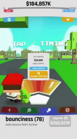 Tap/timing mechanics