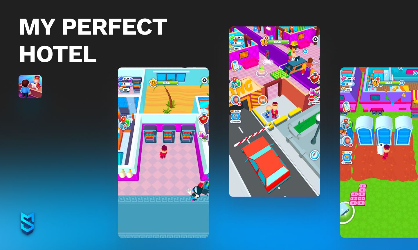 Idle core + arcade meta: My Perfect Hotel