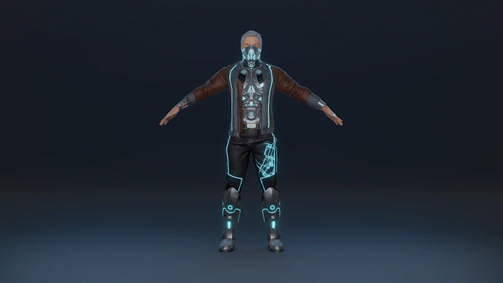 CyberHero, a 3D third-person shooter video game by Mind Studios Games